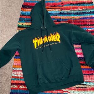 Green thrasher hoodie